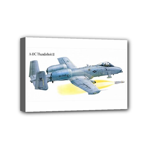 A 10c Thunderbolt Usaf Mini Canvas 6  X 4  by Bigfootshirtshop