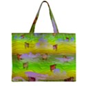 Cows and Clouds in the Green Fields Zipper Mini Tote Bag View1