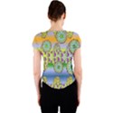 Amoeba Flowers Crew Neck Crop Top View2