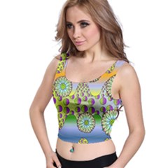 Amoeba Flowers Crop Top by CosmicEsoteric