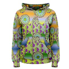 Amoeba Flowers Women s Pullover Hoodie by CosmicEsoteric