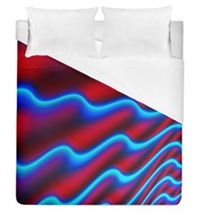 Wave Pattern Background Curve Duvet Cover (queen Size)