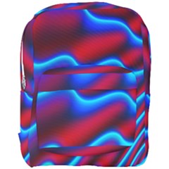 Wave Pattern Background Curve Full Print Backpack