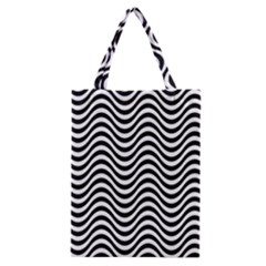 Wave Pattern Wavy Water Seamless Classic Tote Bag