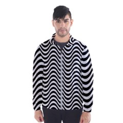 Wave Pattern Wavy Water Seamless Wind Breaker (Men)