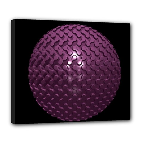 Sphere 3d Geometry Math Design Deluxe Canvas 24  X 20   by Celenk