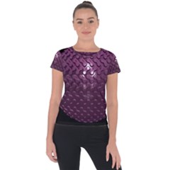 Sphere 3d Geometry Math Design Short Sleeve Sports Top 