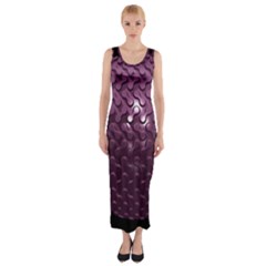 Sphere 3d Geometry Math Design Fitted Maxi Dress by Celenk