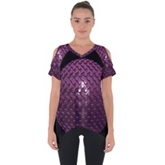 Sphere 3d Geometry Math Design Cut Out Side Drop Tee