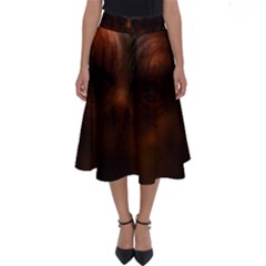 Monster Demon Devil Scary Horror Perfect Length Midi Skirt by Celenk