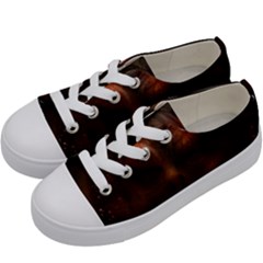 Monster Demon Devil Scary Horror Kids  Low Top Canvas Sneakers by Celenk