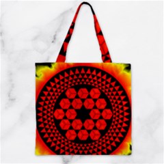 Geometry Maths Design Mathematical Zipper Grocery Tote Bag by Celenk