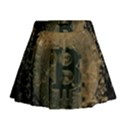 Bitcoin Cryptocurrency Blockchain Mini Flare Skirt View1