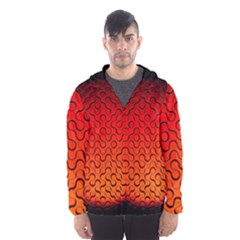 Sphere 3d Geometry Structure Hooded Wind Breaker (men) by Celenk