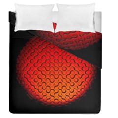 Sphere 3d Geometry Structure Duvet Cover Double Side (queen Size) by Celenk