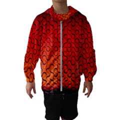 Sphere 3d Geometry Structure Hooded Wind Breaker (kids) by Celenk