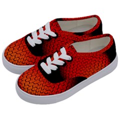 Sphere 3d Geometry Structure Kids  Classic Low Top Sneakers by Celenk