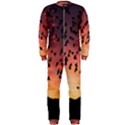 Sunset Dusk Silhouette Sky Birds OnePiece Jumpsuit (Men)  View1