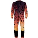 Sunset Dusk Silhouette Sky Birds OnePiece Jumpsuit (Men)  View2