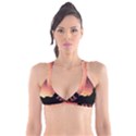 Sunset Silhouette Sun Sky Evening Plunge Bikini Top View1