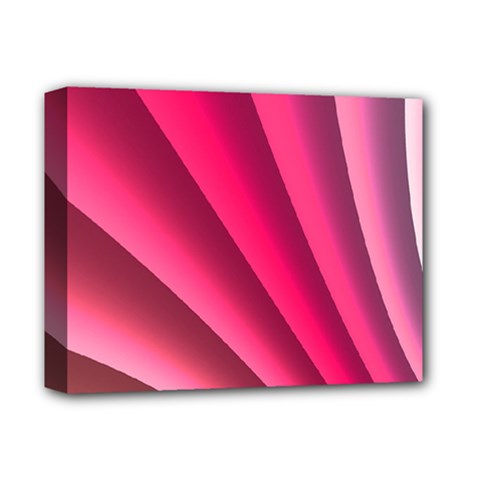 Wave Pattern Structure Texture Colorful Abstract Deluxe Canvas 14  X 11  by Celenk