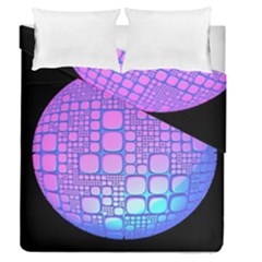 Sphere 3d Futuristic Geometric Duvet Cover Double Side (queen Size) by Celenk