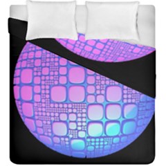 Sphere 3d Futuristic Geometric Duvet Cover Double Side (king Size) by Celenk