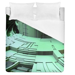 Futuristic Urban Architecture Duvet Cover (queen Size)