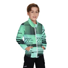 Futuristic Urban Architecture Wind Breaker (kids) by Celenk