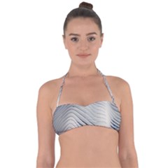 Aqua Building Wave Halter Bandeau Bikini Top