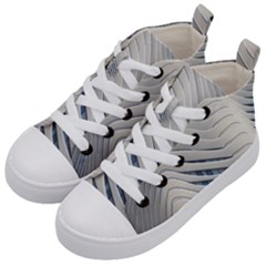 Aqua Building Wave Kid s Mid-top Canvas Sneakers