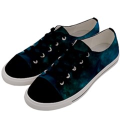 Green Space All Universe Cosmos Galaxy Men s Low Top Canvas Sneakers by Celenk