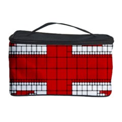 Union Jack Flag Uk Patriotic Cosmetic Storage Case by Celenk