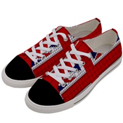 Union Jack Flag Uk Patriotic Women s Low Top Canvas Sneakers by Celenk