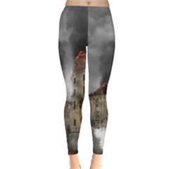 Destruction Apocalypse War Disaster Leggings  by Celenk