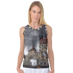 Destruction Apocalypse War Disaster Women s Basketball Tank Top by Celenk