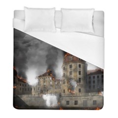 Destruction Apocalypse War Disaster Duvet Cover (full/ Double Size) by Celenk