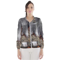 Destruction Apocalypse War Disaster Wind Breaker (women) by Celenk