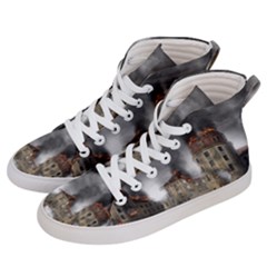 Destruction Apocalypse War Disaster Women s Hi-top Skate Sneakers by Celenk