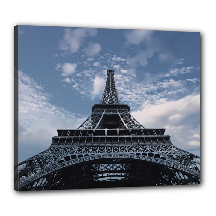 Eiffel Tower France Landmark Canvas 24  x 20 