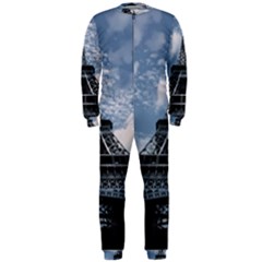 Eiffel Tower France Landmark Onepiece Jumpsuit (men)  by Celenk