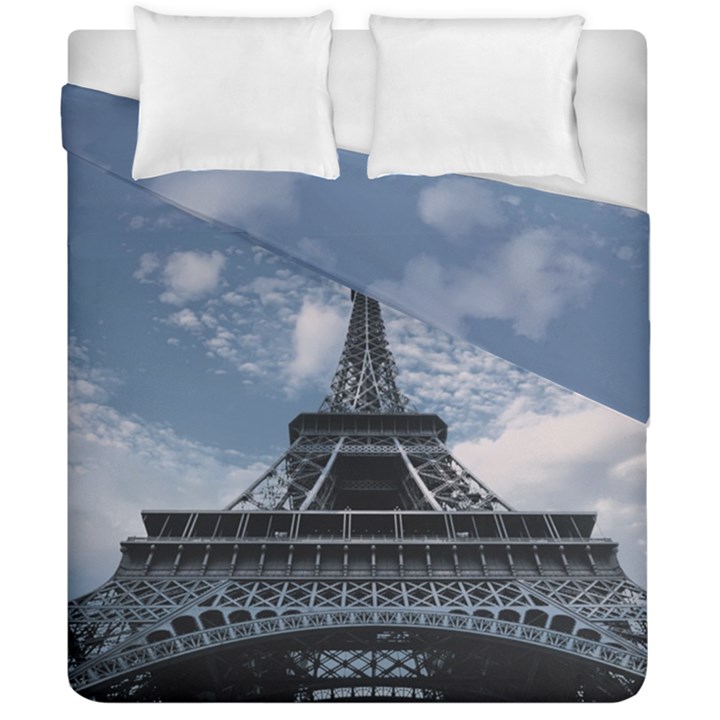 Eiffel Tower France Landmark Duvet Cover Double Side (California King Size)