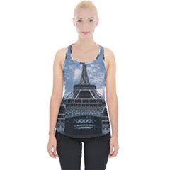 Eiffel Tower France Landmark Piece Up Tank Top