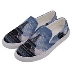 Eiffel Tower France Landmark Men s Canvas Slip Ons by Celenk