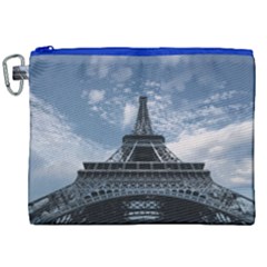 Eiffel Tower France Landmark Canvas Cosmetic Bag (xxl)