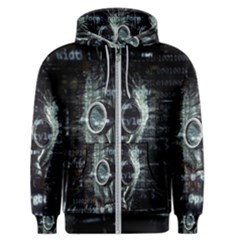 Gas Mask Contamination Contaminated Men s Zipper Hoodie by Celenk