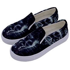 Gas Mask Contamination Contaminated Kids  Canvas Slip Ons