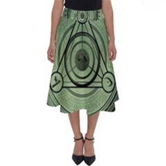 Rune Geometry Sacred Mystic Perfect Length Midi Skirt