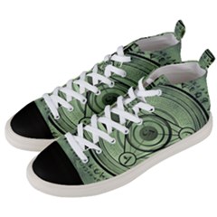 Rune Geometry Sacred Mystic Men s Mid-top Canvas Sneakers