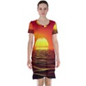 Sunset Ocean Nature Sea Landscape Short Sleeve Nightdress View1